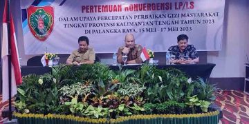 Percepat Perbaikan Gizi Masyarakat, Dinkes Prov. Kalteng Gelar Pertemuan Konvergensi Lintas Program dan Lintas Sektor