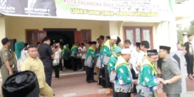 Calon Haji (Calhaj) Kota Palangka Raya dijadwalkan diberangkatkan ke Banjarmasin mulai 16- 17 Juni 2022.