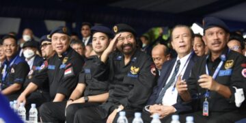 Jelang Rakernas NasDem 2022, Ribuan Baret Garda Pemuda NasDem Ikuti Apel Siaga