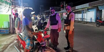 Tim Yustisi Kabupaten Seruyan Gelar Patroli Gabungan Cegah Penyebaran Covid-19