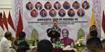 Gubernur Sugianto Sabran Harapkan DPR RI Dukung dan Turut Berkontribusi dalam Pembangunan Kalteng