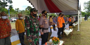 Bupati Lamandau Pimpin Apel Siaga dan Gelar Peralatan Hadapi Karhutla