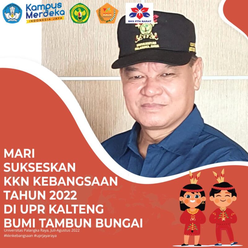 Ketua Lembaga Pengabdian Pada Masyarakat (LPPM) Universita Palangka Raya, Dr Ir Aswin Usup, M.Sc