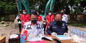 Polisi Amankan 3 Tersangka Illegal Mining Serta Barang Bukti 2 Unit Exsavator
