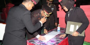 Kapolres Seruyan Pimpin Apel Renungan Suci Peringatan HUT ke-77 RI