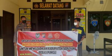 Polsek Seruyan Hilir Rutin Sosialisasikan Saber Pungli Cegah Pungli