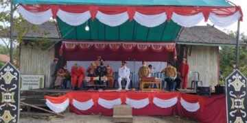 Saat Perayaan Agustusan, Polsek Danau Sembuluh Ingatkan Prokes