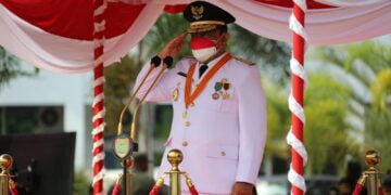 Wagub Pimpin Upacara Peringatan HUT ke-76 RI Tingkat Kalteng