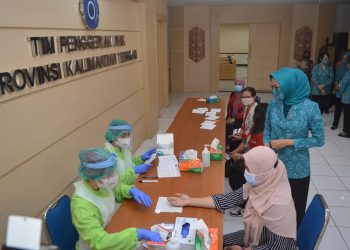 TP-PKK Kalteng – IKAPTK Gelar Rafid Test Gratis Bagi Kaum Perempuan