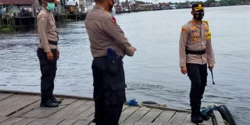 Kapolres Seruyan Pantau Debit Air DAS Seruyan Antisipasi Bahaya Banjir