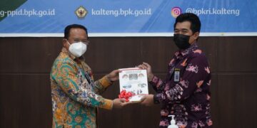 Pj. Sekda Nuryakin Serahan Laporan Keuangan ke BPK RI