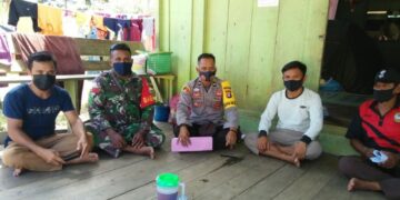 Polsek Seruyan Hulu Sosialisasi Cegah Karhutla ke Warga