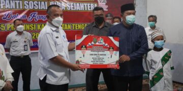 Anjangsana ke LKS Bina Sejahtera, Pemprov. Kalteng Serahkan Bantuan