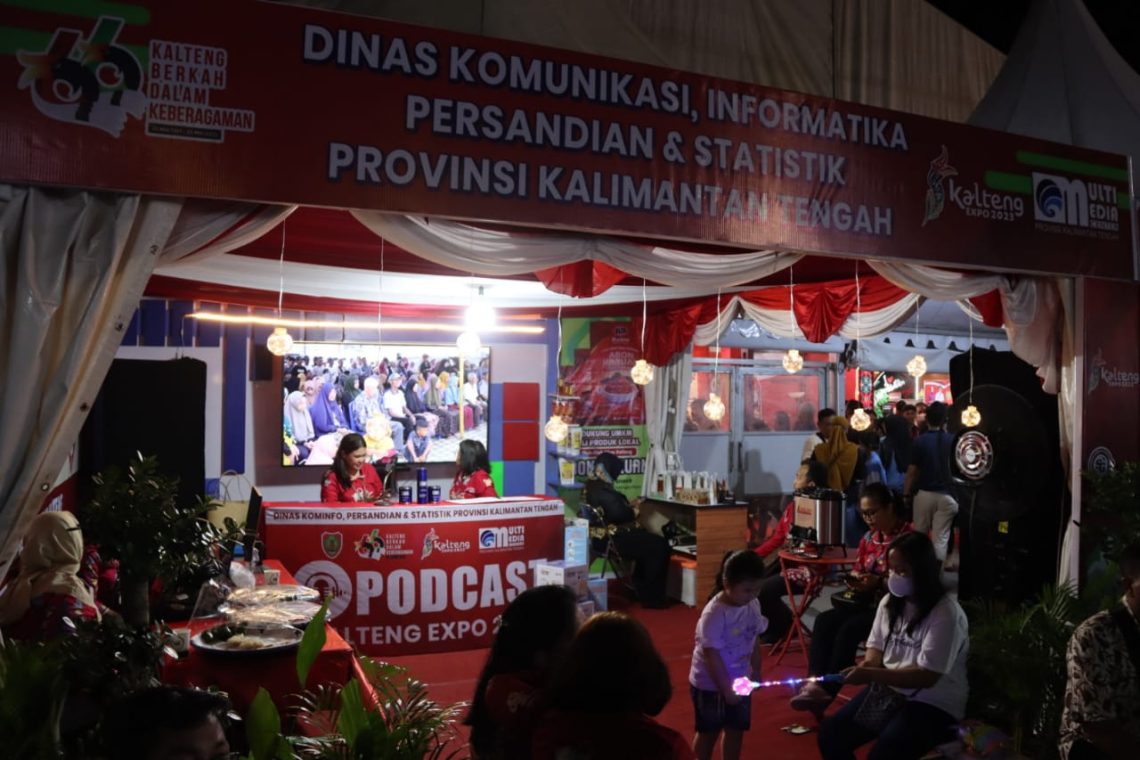 Stand Diskominfosantik Prov. Kalteng