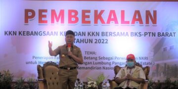 Gubernur Sugianto Sabran Beri Pembekalan Mahasiswa KKN Kebangsaan