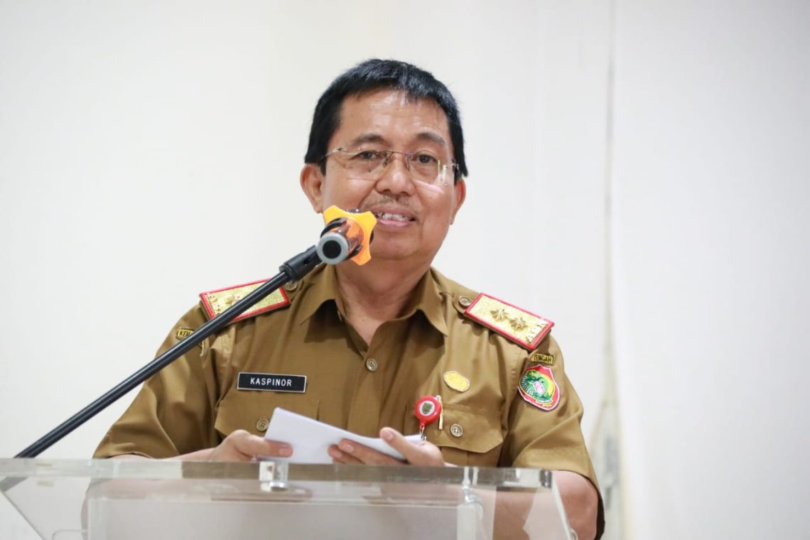 Asisten Pemerintahan dan Kesejahteraan Rakyat (Pemkesra) Sekretariat Daerah Provinsi Kalimantan Tengah (Setda Prov. Kalteng), H. Kaspinor