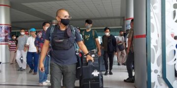 Sejumlah Atlet Nasional Balap Sepeda Tiba di Palangka Raya