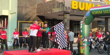 Wagub Edy Pratowo Lepas Peserta Gowes Kemerdekaan Kalteng Berkah