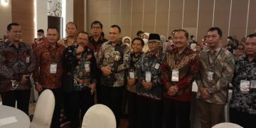 Sekda Prov. Kalteng dan Inspektur Hadiri Rakor Pembentukan Desa Anti Korupsi