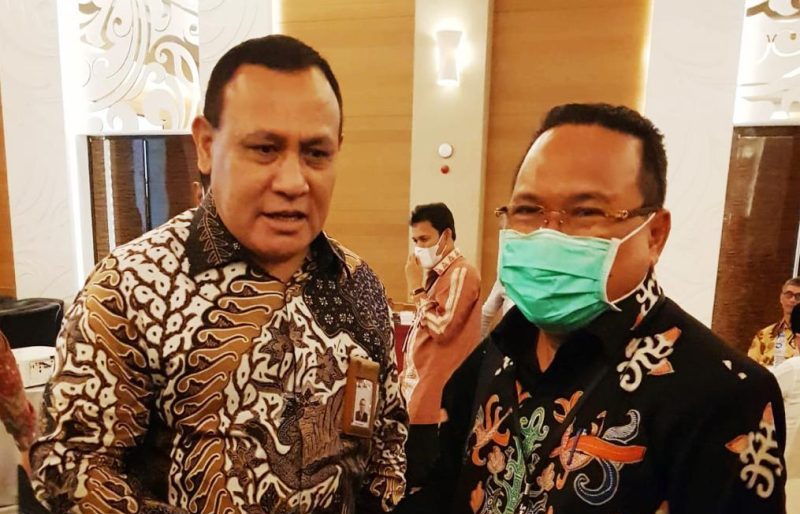 Sekda Prov. Kalteng H. Nuryakin bersama Ketua KPK RI Firli Bahuri