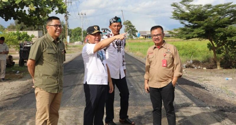 Gubernur Kalteng H. Sugianto Sabran meninjau lokasi Food Estate di Kabupaten Pulang Pisau