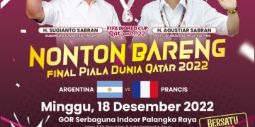 DAD Kalteng dan Pemprov Gelar Nobar Kebersamaaan