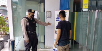 Polsek Seruyan Hilir Lakukan Giat Rutin Sosialisasi Prokes 3M