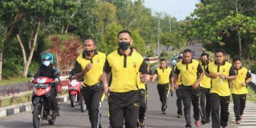 Kapolres Seruyan Pimpin Jumat Sehat dan Berbagi