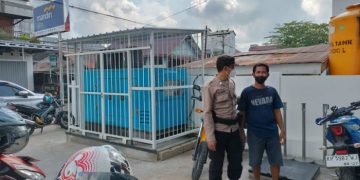 Anggota Bagian SDM Polres Seruyan Sampaikan Himbauan Kamtibmas