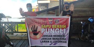 Satpolairud Polres Seruyan Sosialisasi ke Masyarakat Tentang Saber Pungli