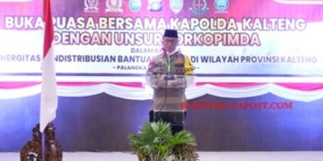 Jalin Sinergitas, Polda-Forkopimda Kalteng Buka Puasa Bersama