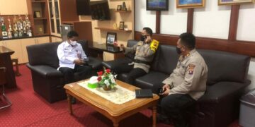 Kapolres Seruyan Rakor Penambahan Kuota Didik Bintara Polri TA 2021