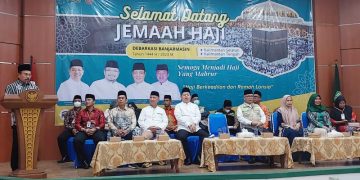 Sekda Nuryakin Sambut Kedatangan Jemaah Haji Provinsi Kalteng