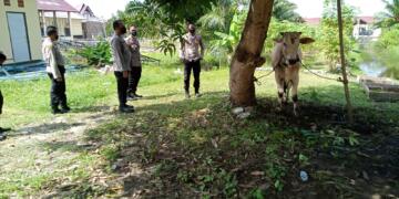 Kapolres Seruyan Cek Kesiapan Pelaksanaan Hari Raya Idul Adha 1442 H