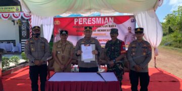 Kapolres Seruyan Resmikan Polsubsektor Seruyan Raya