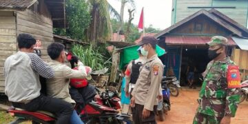 Polsek Seruyan Hulu Gelar Operasi Yustisi Penegakkan Prokes