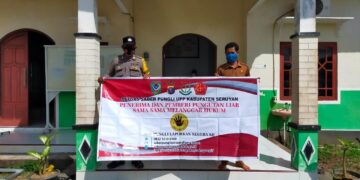 Polsek Danau Sembuluh Sosialisasikan Saber Pungli ke Warga Desa