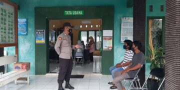 Polsek Seruyan Hilir Amankan Kegiatan Vaksinasi Covid-19