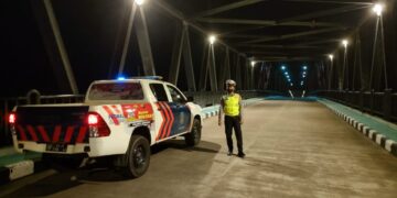 Satlantas Polres Seruyan  laksanakan Patroli Malam