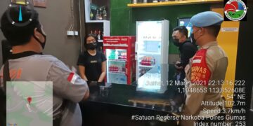 Sambangi Tempat Hiburan Malam, Polres Gumas Tertibkan Jam Operasional