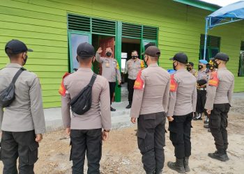 Kapolda Kalteng Beri Arahan kepada Bhabinkamtibmas Food Estate Sepang Gumas