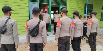 Kapolda Kalteng Beri Arahan kepada Bhabinkamtibmas Food Estate Sepang Gumas