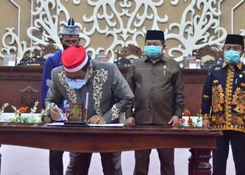 Disetujui Raperda APBD Kalteng TA 2021
