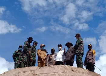 Kapolda Kalteng Dampingi Wamenhan Tinjau Lokasi Food Estate di Desa Tewai Baru Gunung Mas