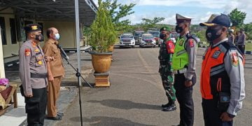 Jelang Nataru, Polres Gumas Gelar Apel Operasi Lilin Telabang 2020