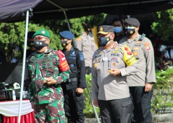 Sambut Perayaan Nataru, Brimob Kalteng Gelar Apel Operasi Lilin Telabang 2020
