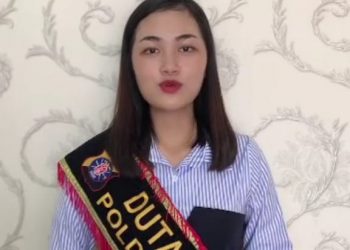Duta Humas Polda Kalteng Lusia Dwi Meilisari Ajak Masyarakat Sukseskan Pilkada 2020