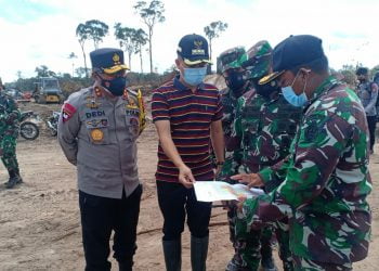 Tiga Jenderal Kunjungi Food Estate di Desa Tewai Baru Gumas