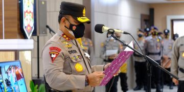 Kapolda Pimpin Sertijab Wakapolda dan 7 Pejabat Utama Polda Kalteng
