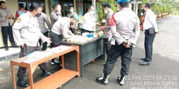 50 Personel Polres Gumas Tes Urine, Ini Hasilnya